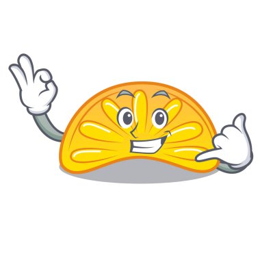 Bana portakal jöle şeker maskot çizgi film de