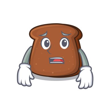 Korkarım kahverengi ekmek maskot çizgi film