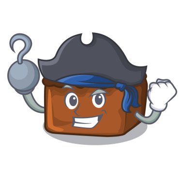 Korsan kek karakter karikatür tarzı