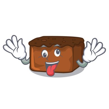 Deli kek maskot karikatür tarzı