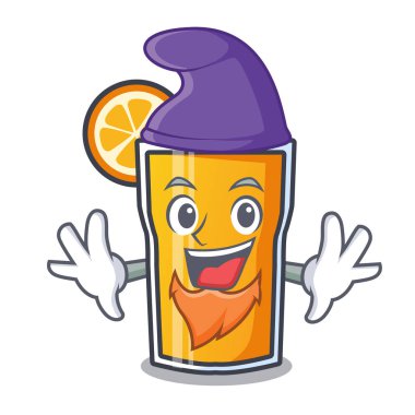 Elf portakal suyu karakter karikatür