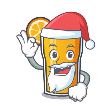 Santa portakal suyu maskot çizgi film