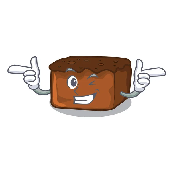 Wink Brownies character cartoon style — стоковый вектор