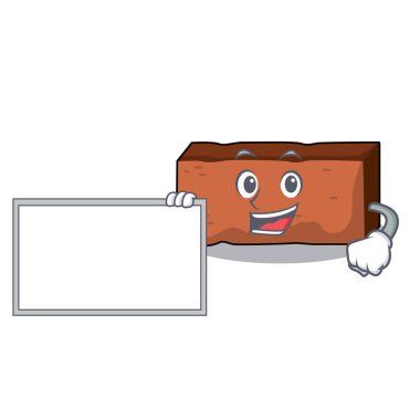 Yönetim Kurulu tuğla karakter karikatür tarzı ile