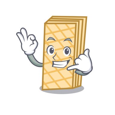 Bana gözleme maskot karikatür tarzı de