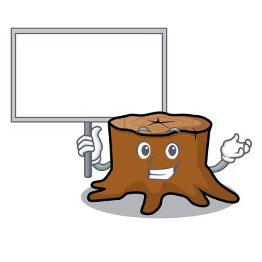 Yönetim Kurulu ağaç güdük karakter karikatür getirmek