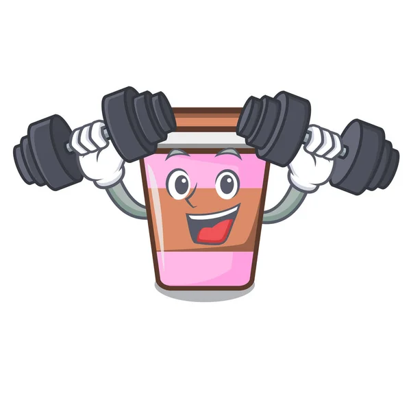 Coffee Cup Character Cartoon Vector Illustration — Stock Vector