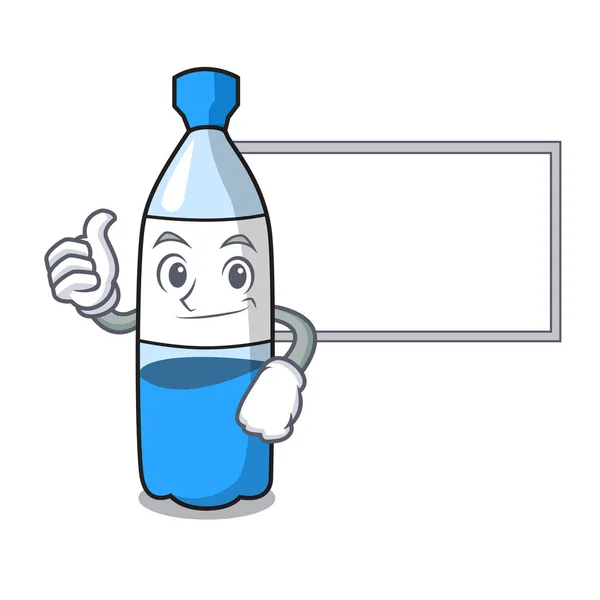 Иллюстрация Мультфильму Бутылка Настольной Воды — стоковый вектор