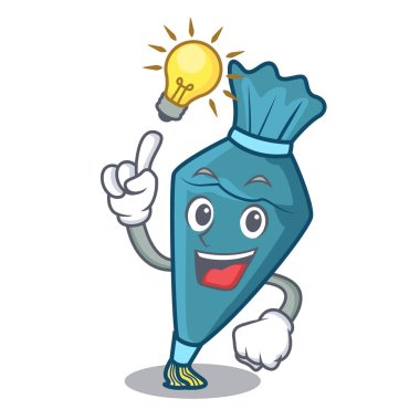 Bir fikir pastrybag maskotu karikatür tarzı var