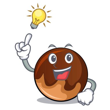 Bir fikir çikolatalı çörek maskot çizgi film var