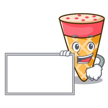 Yönetim Kurulu dondurma sesi karakter karikatür ile