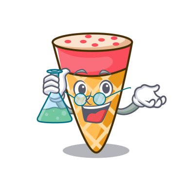 Profesör dondurma sesi karakter karikatür