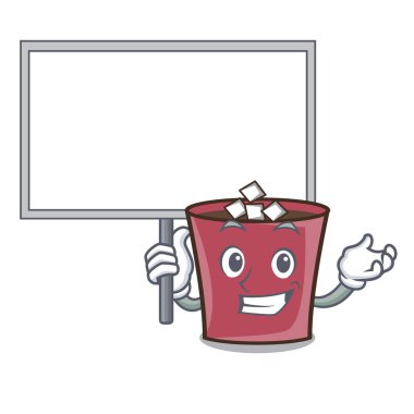 Yönetim Kurulu sıcak çikolata karakter karikatür getirmek