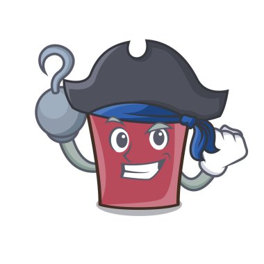 Korsan sıcak çikolata karakter karikatür