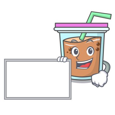 Yönetim Kurulu kabarcık çay karakter karikatür ile