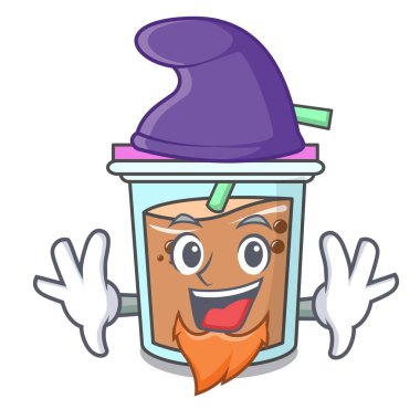 Elf kabarcık çay karakter karikatür