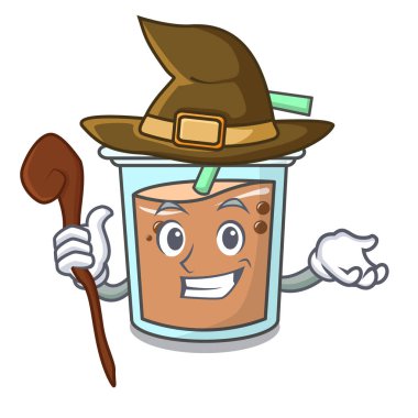 Cadı kabarcık çay maskot çizgi film