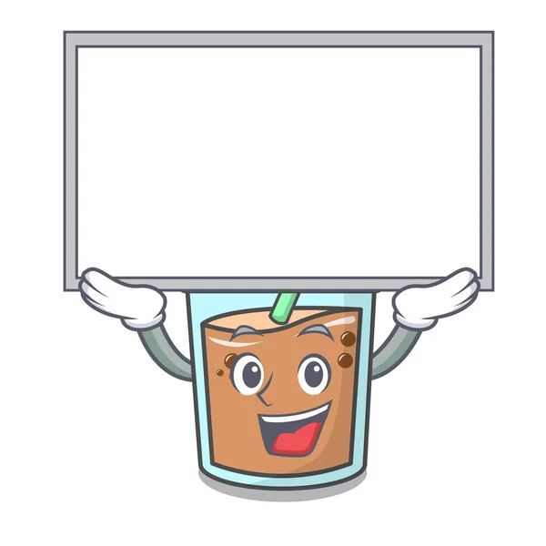 Van bestuur zeepbel thee karakter cartoon — Stockvector