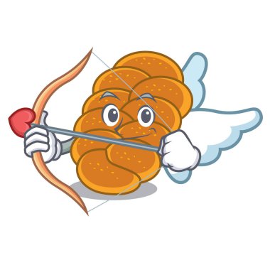 Aşk tanrısı challah karakter karikatür tarzı