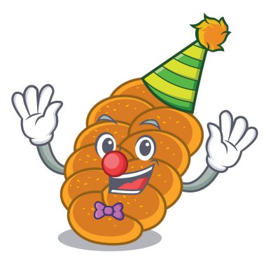 Challah maskot karikatür tarzı