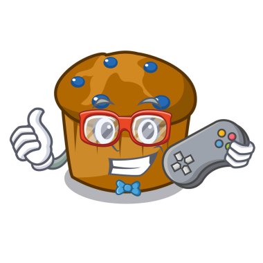 Oyun mufin yaban mersini maskot çizgi film