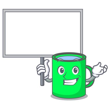 Yönetim Kurulu kupa karakter karikatür tarzı vektör çizim ile