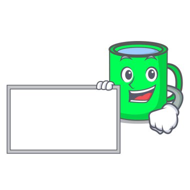 Yönetim Kurulu kupa karakter karikatür tarzı vektör çizim getirmek