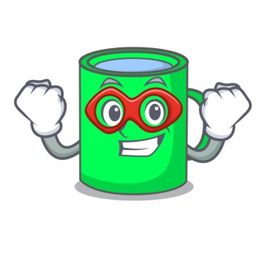 Süper Kupa karakter karikatür tarzı vektör çizim