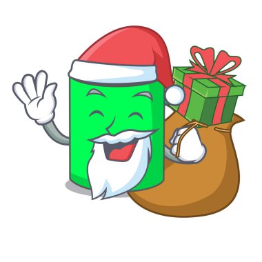 Noel Hediyelik kupa maskot karikatür tarzı ile