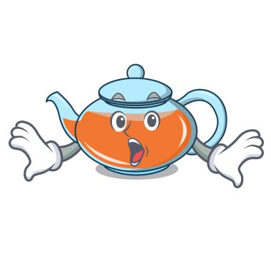 Sürpriz şeffaf çaydanlık karakter karikatür