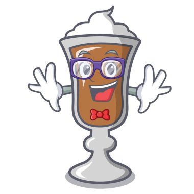 Geek İrlanda kahvesi karakter karikatür