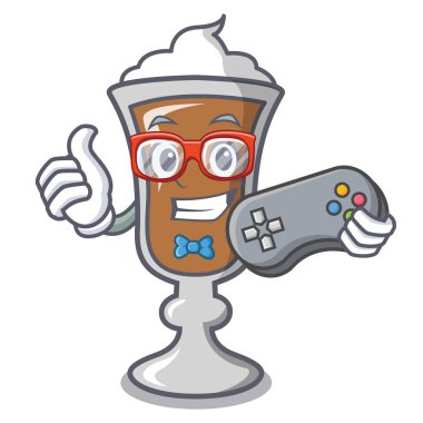 Oyun İrlanda kahvesi maskot çizgi film