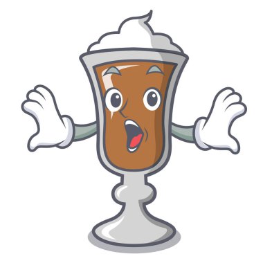 Sürpriz İrlandalı kahve maskot çizgi film