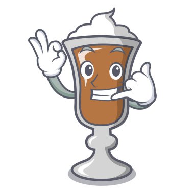 Bana İrlandalı kahve maskot çizgi film de