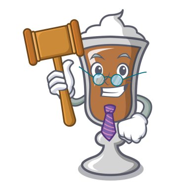 Yargıç İrlanda kahvesi maskot çizgi film