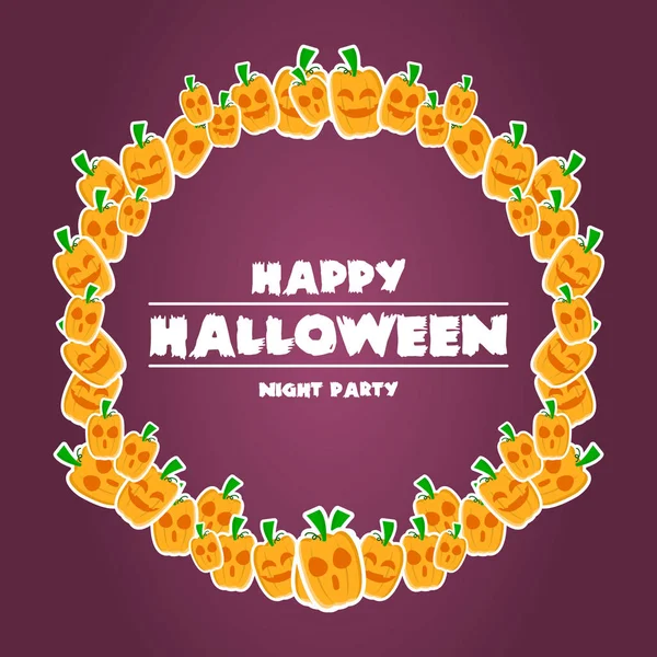 Mutlu Cadılar Bayramı arka plan afiş kabaklar