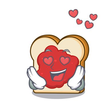 İçinde aşk ekmeğine reçel maskot çizgi film