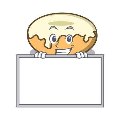 Yönetim Kurulu çörek şeker karakter karikatür ile birlikte sırıtarak