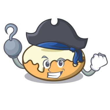 Korsan çörek şeker karakter karikatür ile