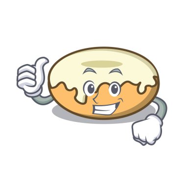 Çörek şeker karakter karikatür ile yaşasın