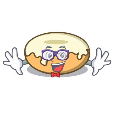 Geek çörek şeker karakter karikatür ile