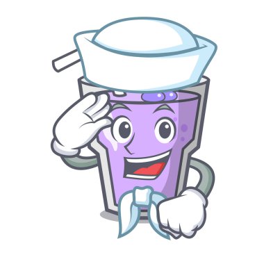 Denizci berry güler yüzlü karakter karikatür