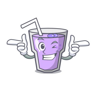 Wink berry güler yüzlü karakter karikatür