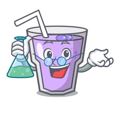 Profesör berry güler yüzlü karakter karikatür