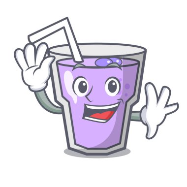 Sallama berry güler yüzlü karakter karikatür