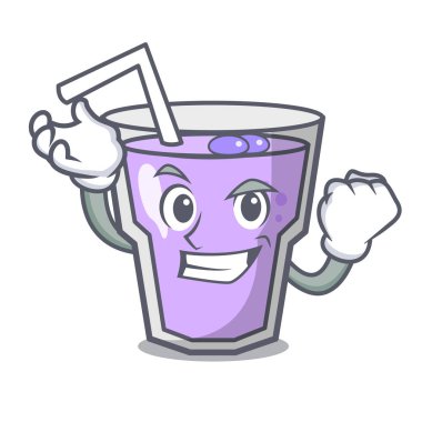 Başarılı berry güler yüzlü karakter karikatür