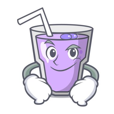 Smirking berry güler yüzlü karakter karikatür