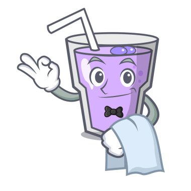 Garson berry güler yüzlü maskot çizgi film