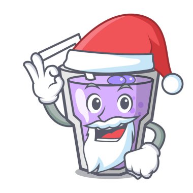 Santa berry güler yüzlü maskot çizgi film