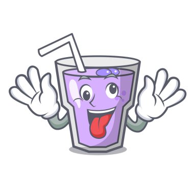 Deli berry güler yüzlü maskot çizgi film